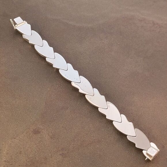 Milor Sterling Leaf Link Brac… - Picture 8 of 12